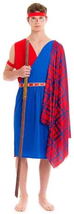 Disfraz de Tribu Masái para Hombre Africanos Partilandia